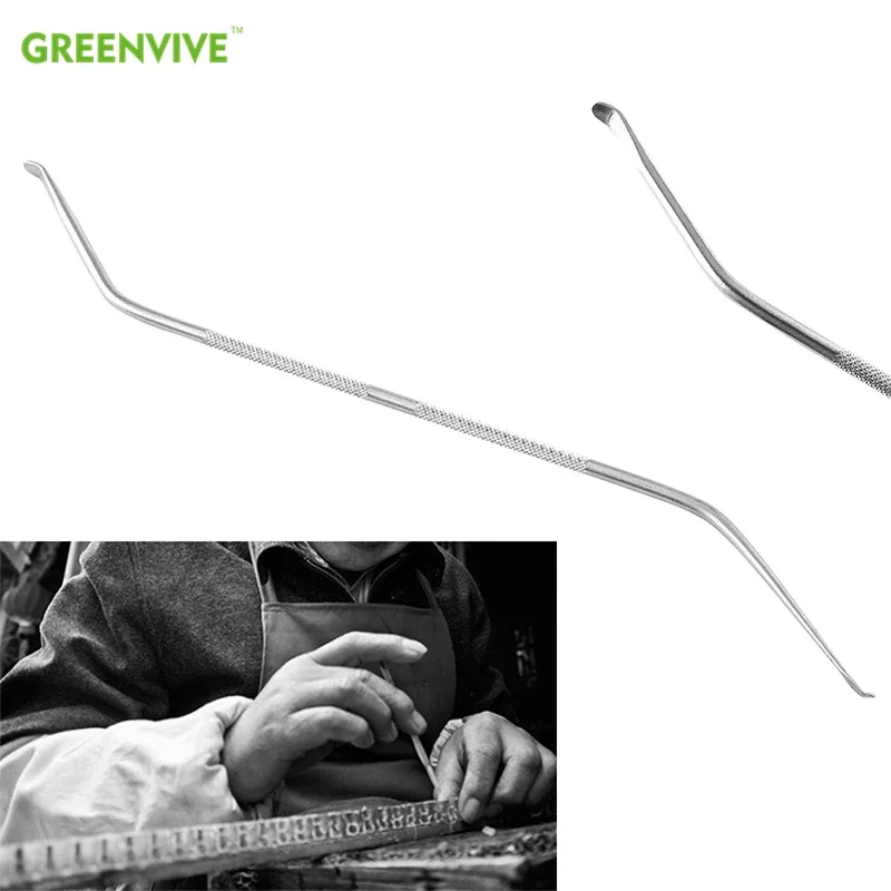 10PCS Stainless Steel Bee Queen Larva Transferring Needle Bee Larvae Retractable Grafting Tools Queen Rearing Beekeeping Tools