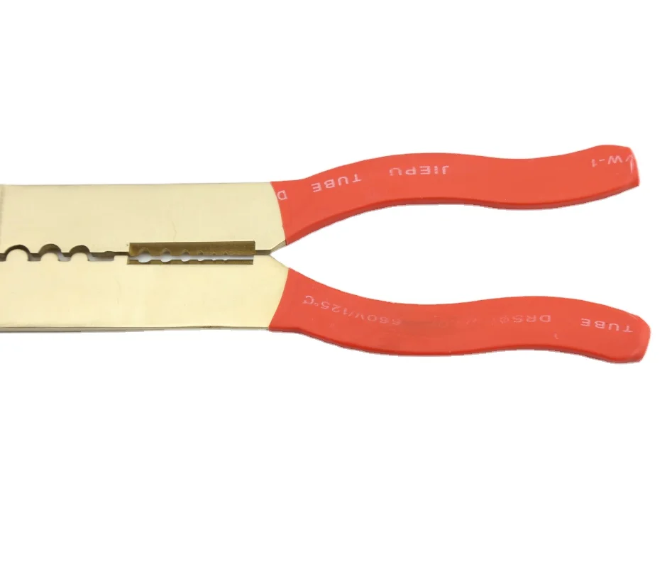 الألومنيوم البرونزية والبريليوم النحاس صمام التبديل غير شرارة معزول كابلات الموصلات العقص أداة 8in غرفة الاتصالات