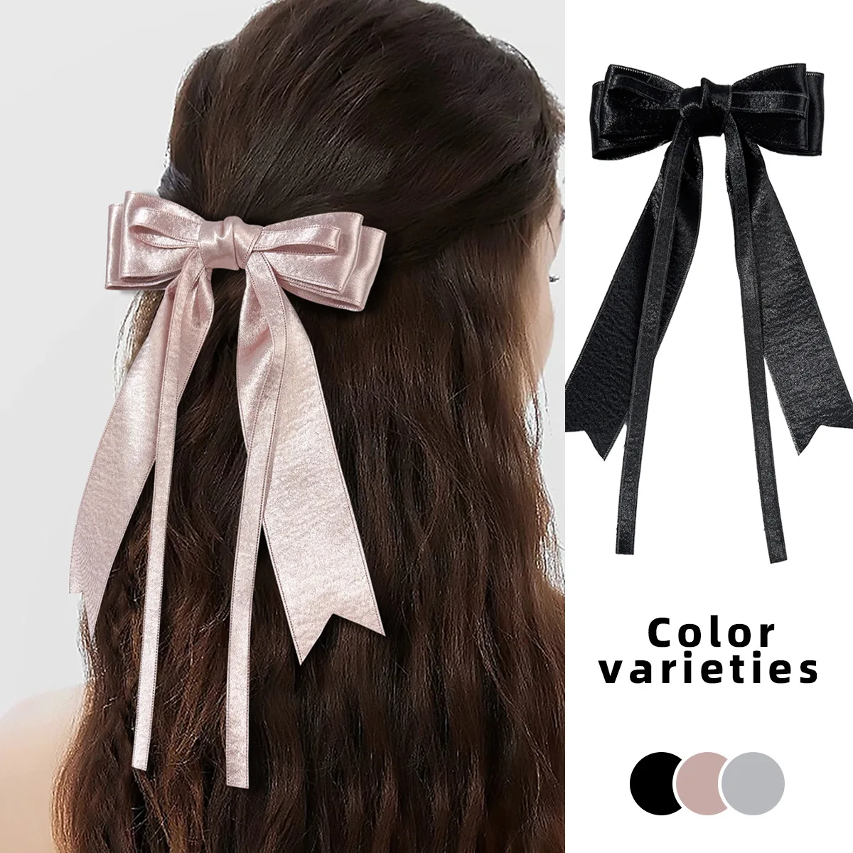 24pcs-satin-bow-hair-clips-for-women-girls-kids-elegant-long-tassel-bow-hairgrips-53-inch-barrettes-bridal-headwear-bulk