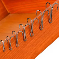 10PCS Short Handle Double Hook 8# - 4/0 Fishhook Strength High Carbon Steel Fishing Hook For Frog Lure