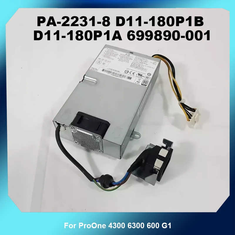 180W AIO Desktop Power Supply PSU Power Unit For ProOne 4300 6300 600 G1 All‑in‑One PA‑2231‑8 D11‑180P1B D11‑180P1A 699890‑001