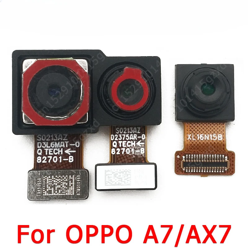 

Front Rear View Back Camera For OPPO A7 AX7 Main Backside Facing Frontal Camera Module Flex Replacement Spare Parts