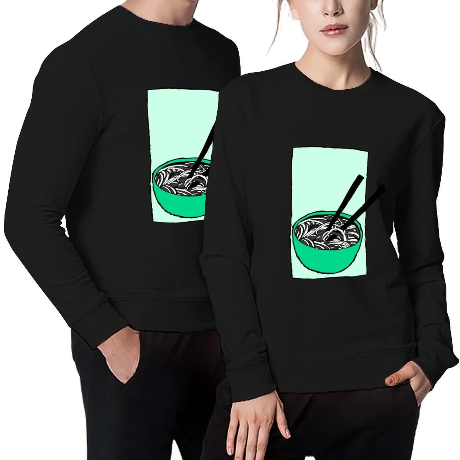 

The Soup of Black & White Pullover clothes for men men's autumn clothes mens clothing tracksuit oversize sweatshirts