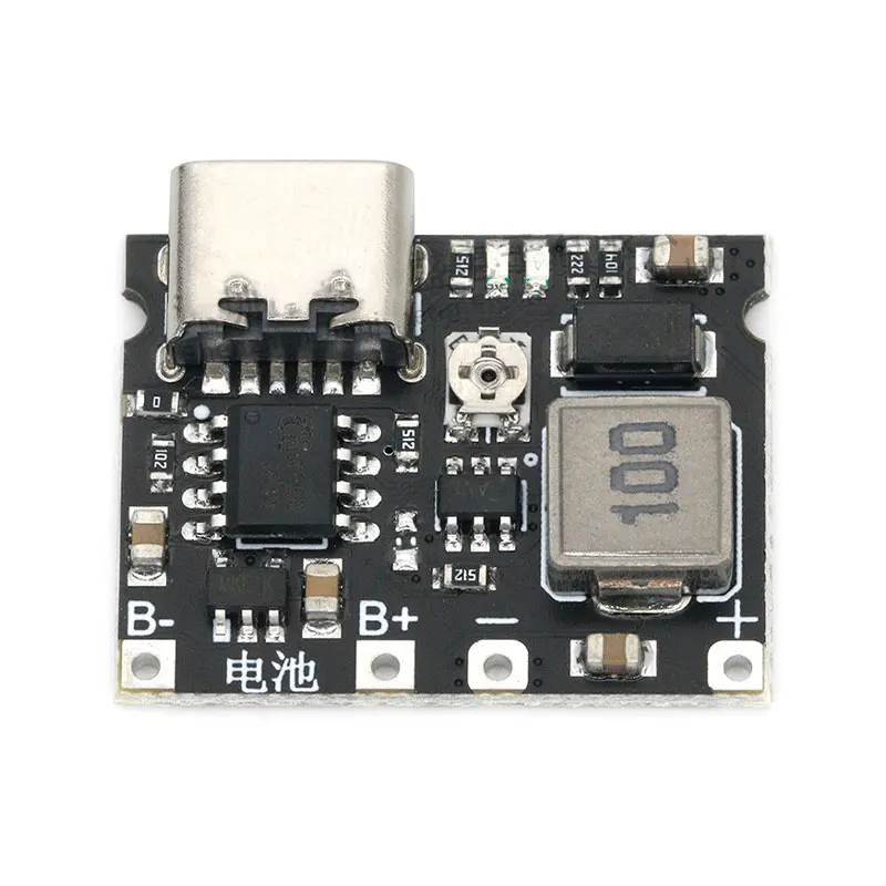 3.7V To 9V 5V 2A DC-DC Step Up Boost Module 18650 Lithium Battery Charging Discharging Board Type-C DC Booster Converter Module