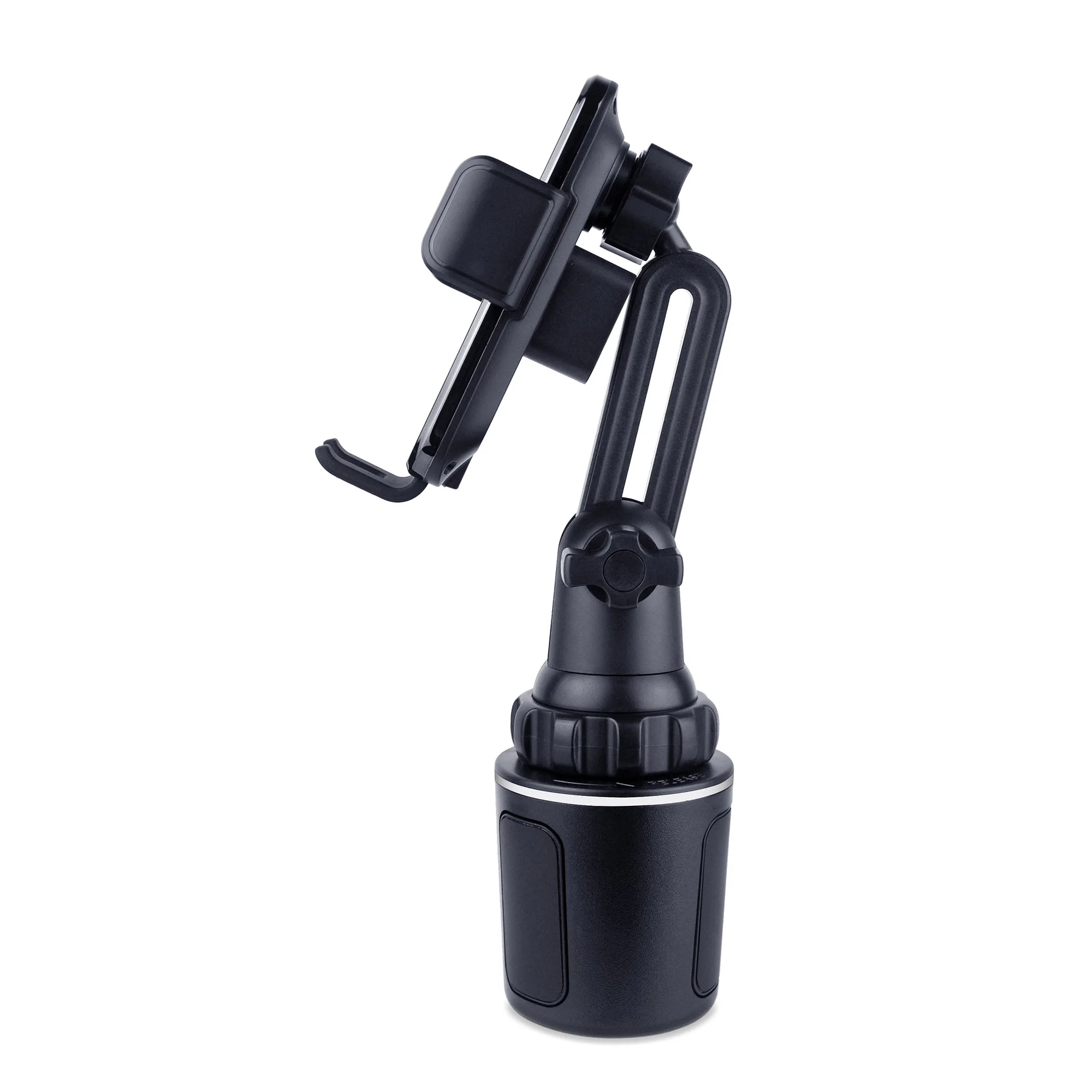Universal Car Cup Phone Holder Mount Qi Wireless Fast Charger Automatic Infrared Smart Sensor Clamping Mount Stand