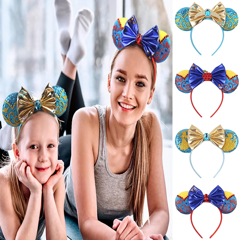 Kids Girls Blue White Mickey Mouse Costume Hair Headband for Cosplay S06416ae11a6342fea1f782c129f9c  main image 4