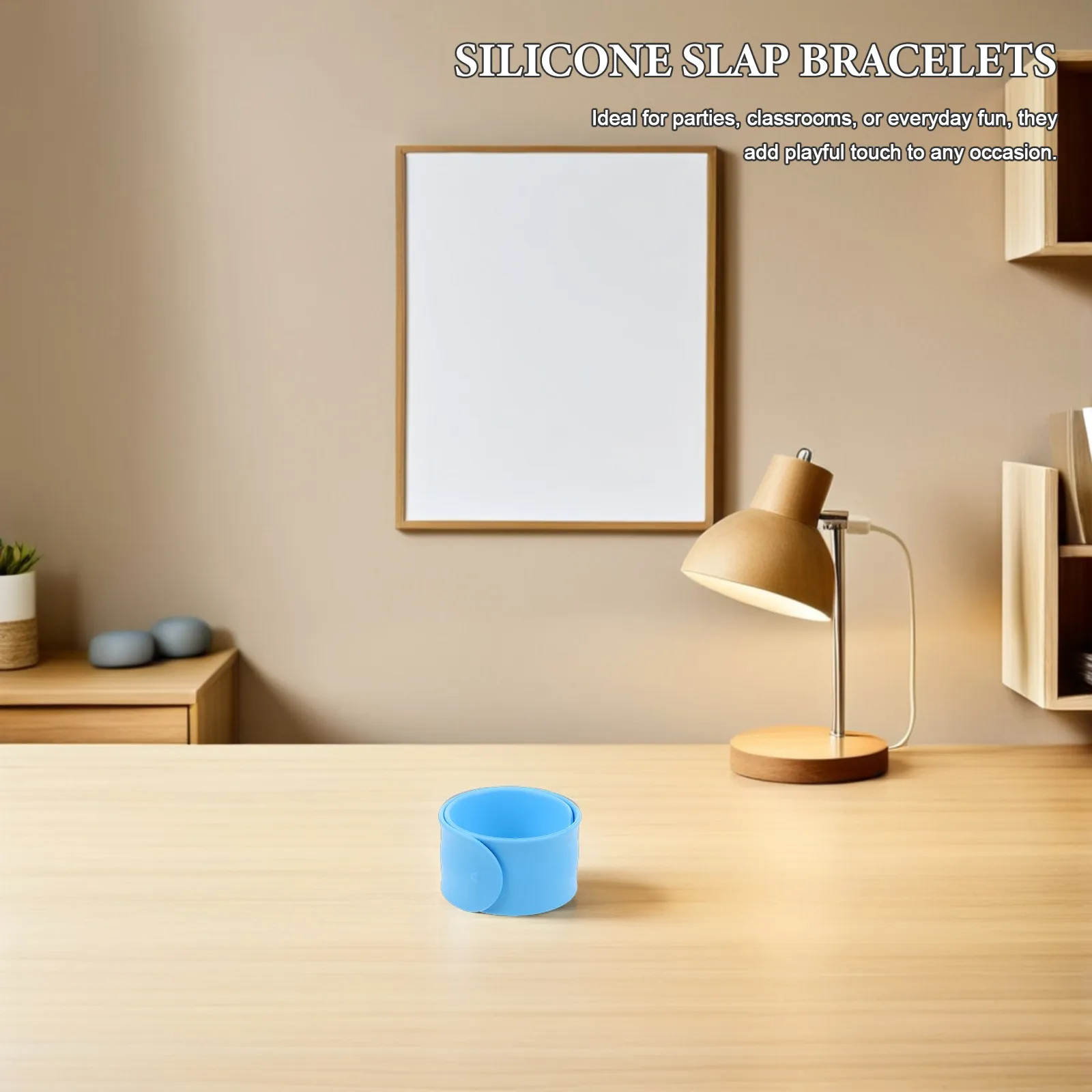 

24 шт. силиконовые браслеты-слэпы для детей, однотонные, удобные, на защелках, для дня рождения, подарки для класса, оптом