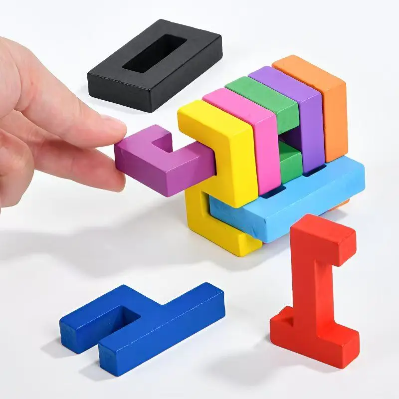 Numero Matematica Cubo Logico Scatola Magica Rompicapo in Legno Puzzle Regali Educativi per Bambini e Adulti Sviluppare Giocattoli Intellettuali