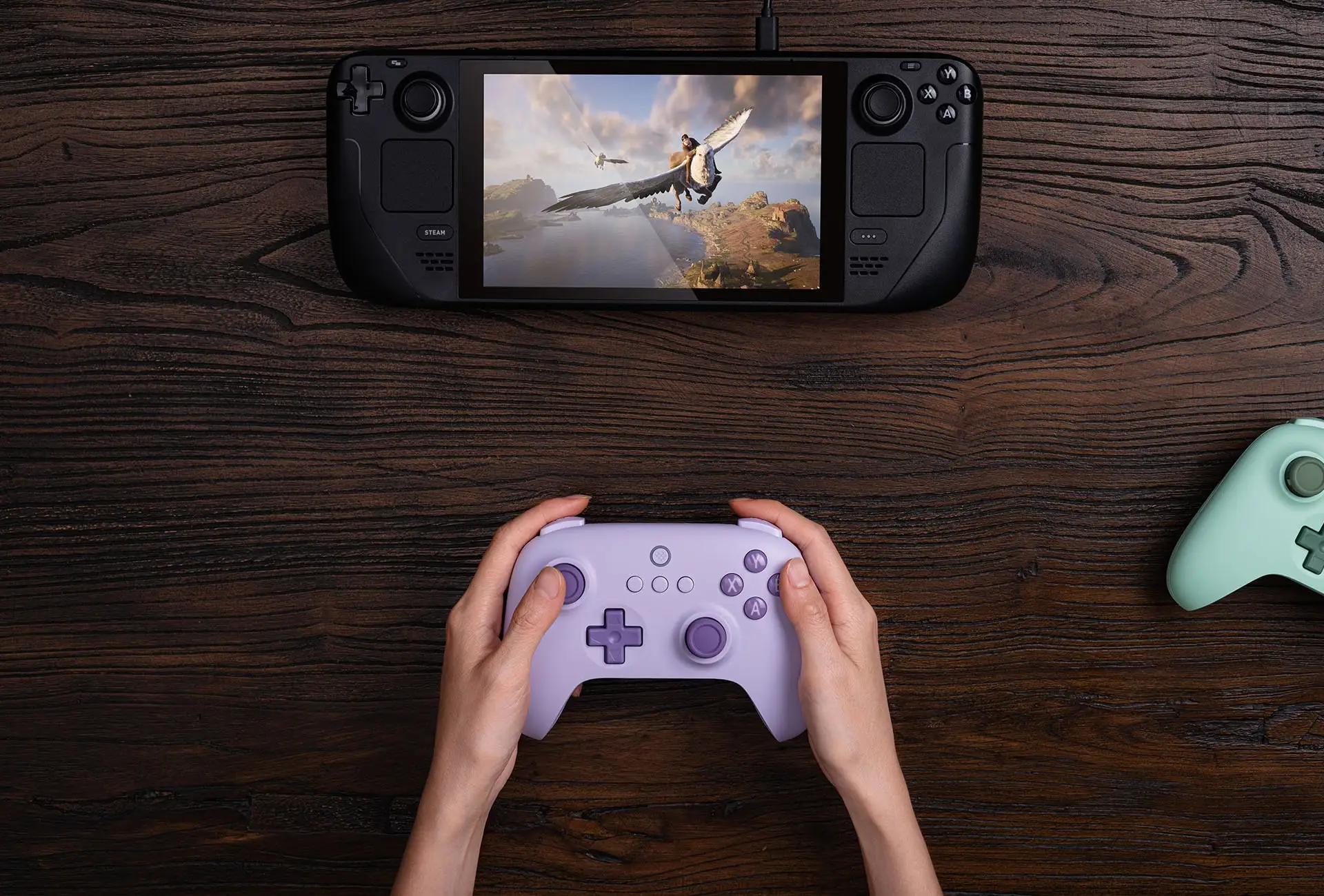 8BitDo Ultimate 2C Wireless 2.4G Gaming Controller Gamepad Joystick für PC Windows 10 11 Steam Deck Raspberry Pi Android – Detail 4