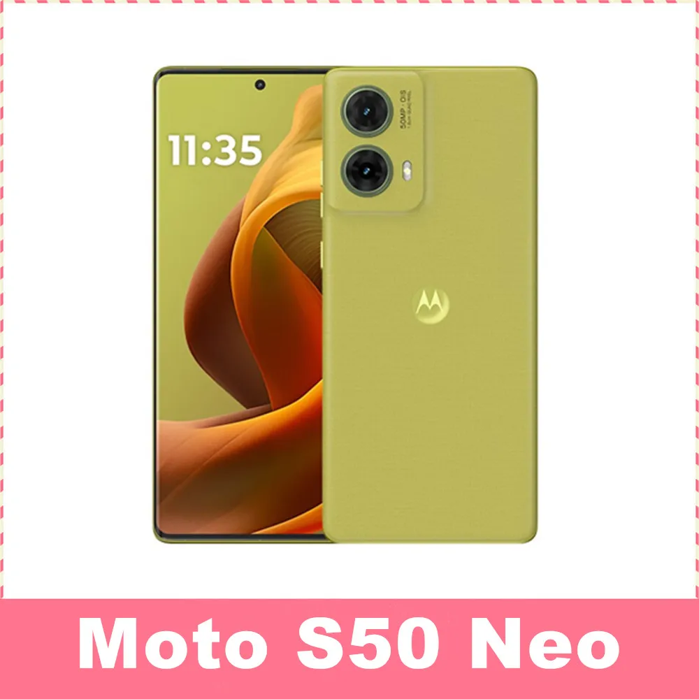 كاميرا موتورولا موتو S50Neo 6.7 بوصة pOLED 120 هرتز كوالكوم 6s Gen3 5000 مللي أمبير في الساعة كاميرا رئيسية 50 ميجابكسل