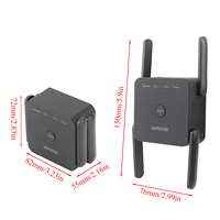 1200M Wireless Repeater WIFi Signal Extension Amplifier Dual Band 2.4GHz/5.8GHz Booster For US/EU/UK For Home and Small Office