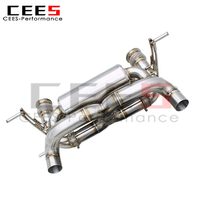 🔥CEES Valvetronic Catback Exhaust for Lamborghini Huracan STO EVO Spyder 5.2 (2019-2020) High Performance Muffler System
