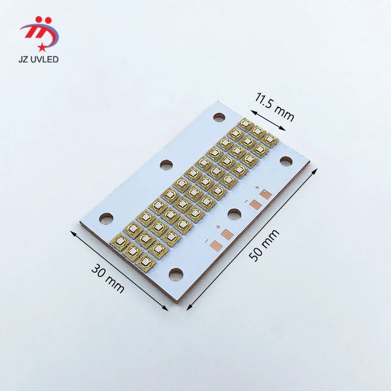 

90W Lamplic UV Module For Ultraviolet Gel Curing Light UV Printer Ink The Cure Lamp Quartz 395nm 50*15mm 3535 Chip UV Lamp Beads