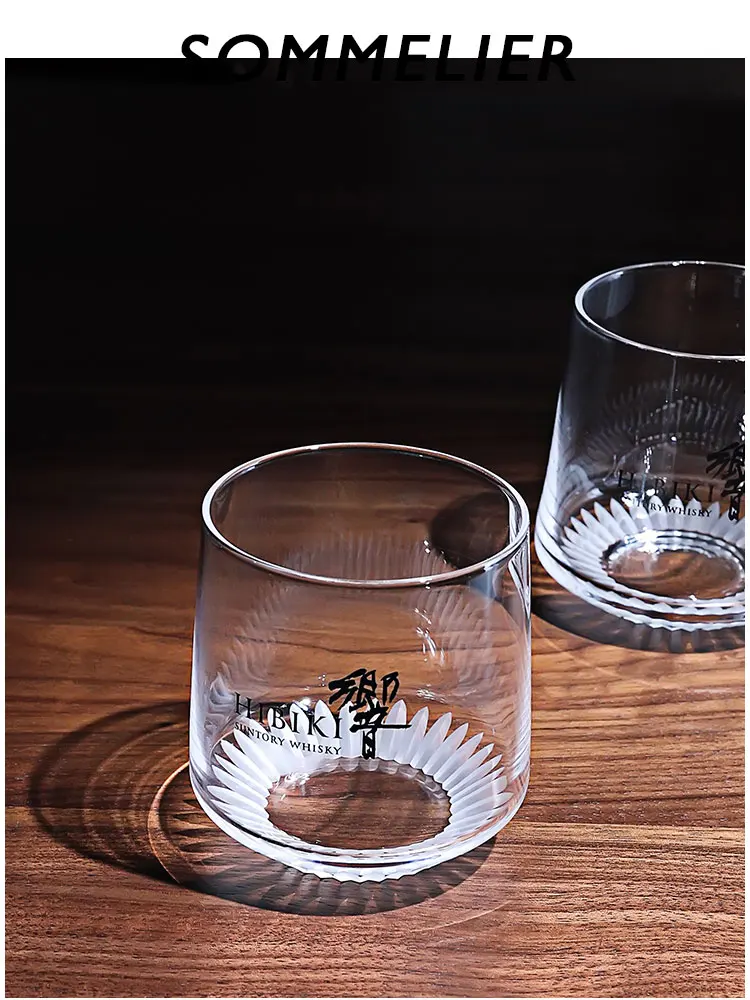 2022 Limited Export Hibiki Lotus White Cup Edo Kiriko Hand-Cut Hand-Made Wine Whisky Tasting Glass Snifters Chivas Neat Cup