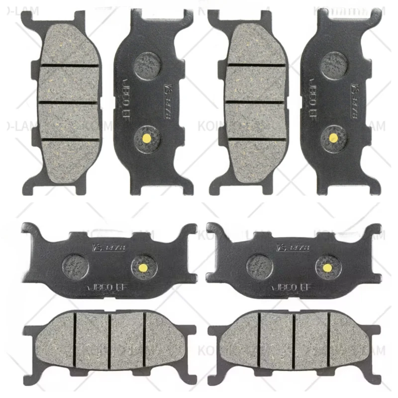 Jeu de plaquettes de frein avant ou arrière pour moto, adapté à YAMAHA TMAX500 YP400 MAJESTY 400