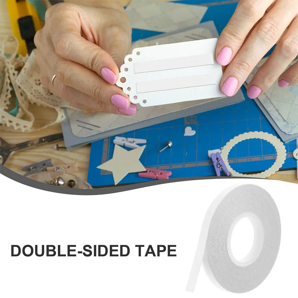 1 Roll Water Soluble Double Sided Sewing Tape Fabric Tape 15 M Temporary Fixation Adhesive Wash Away for Clothing Hem