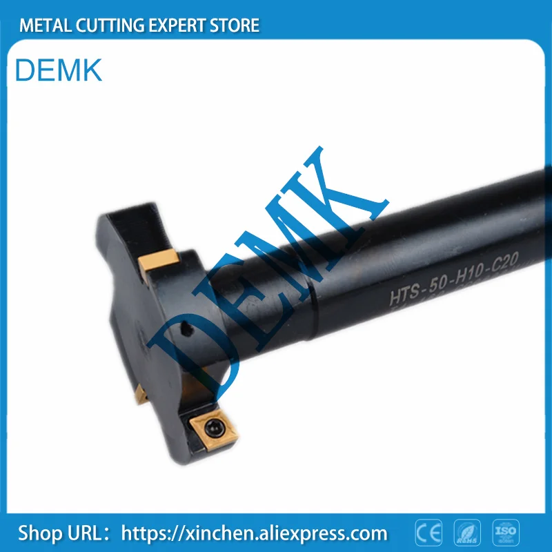 Hts D20 D30 D40 D50 t Entalhe de Trituração Cutte Trapezoidal Entalhe Fresa Lateral para Ccmt060204 Cnc Fresadora