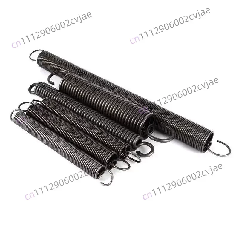 Tension spring with hook, stretch spring, steel large and small tension spring, oven display rack, sliding door, strong spring