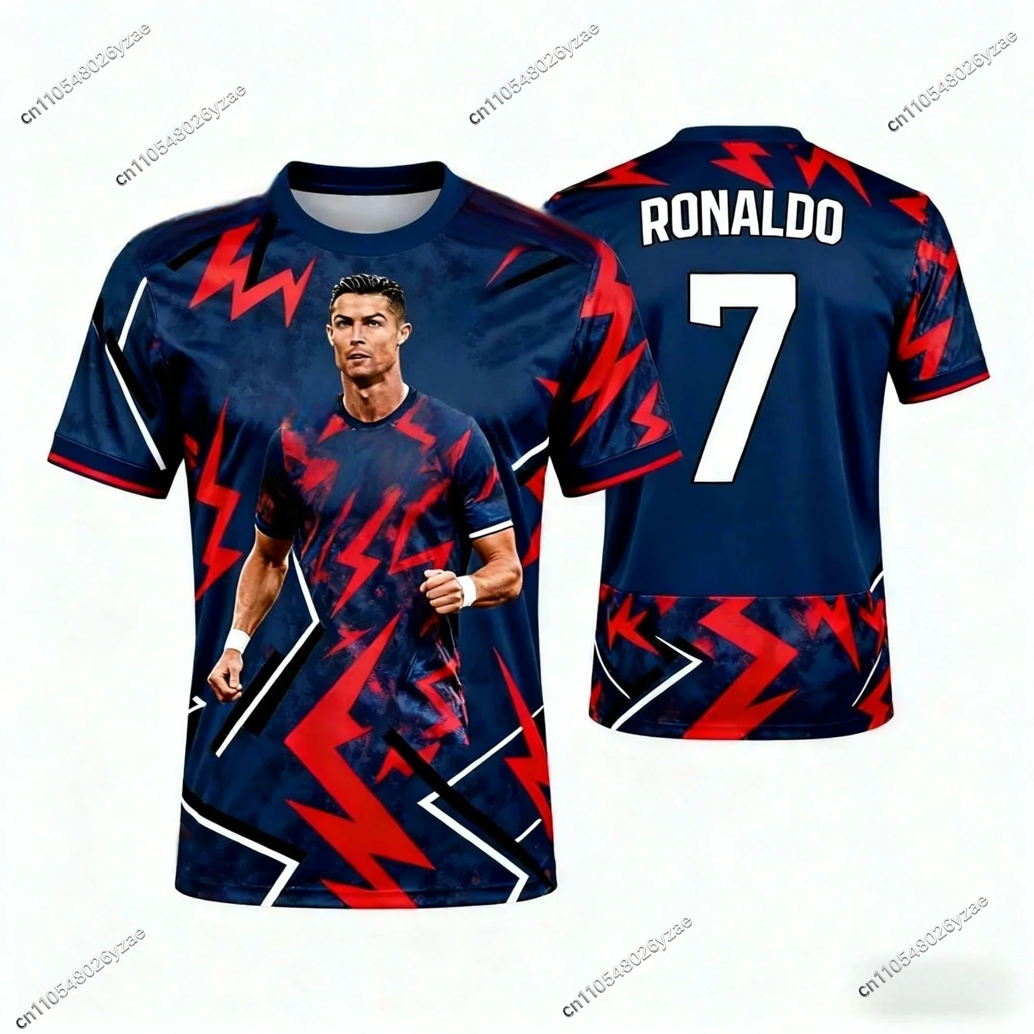 AI Men Jersey GPT Ronaldo # 7 Special Edition Football Jersey for Men Women Kids Commemorative Soccer Shirt Quick Dry Sportswear