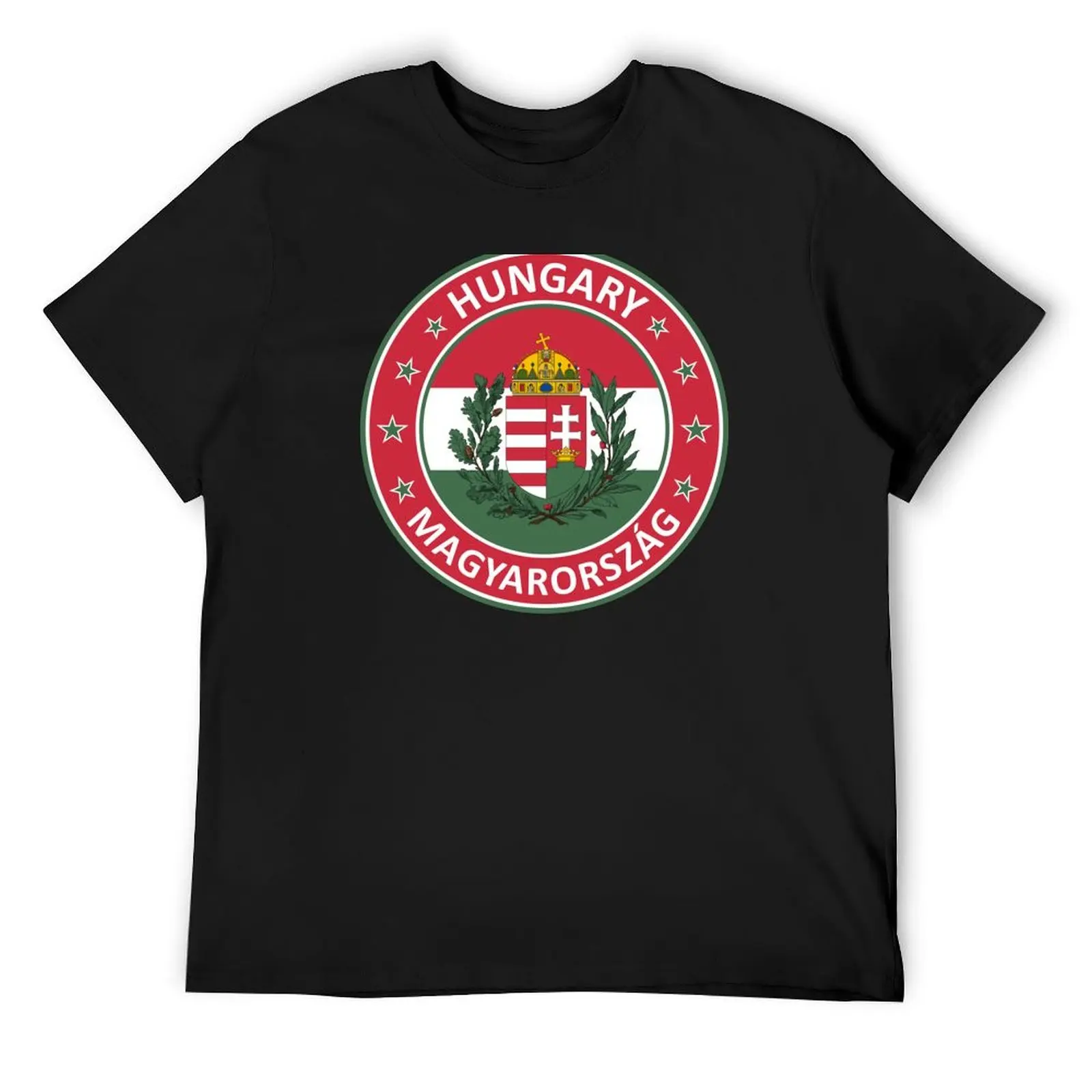 

Hungary Magyarorszag design with Flag of Hungary and Coat of Arms T-Shirt graphic shirts mens cotton t shirts