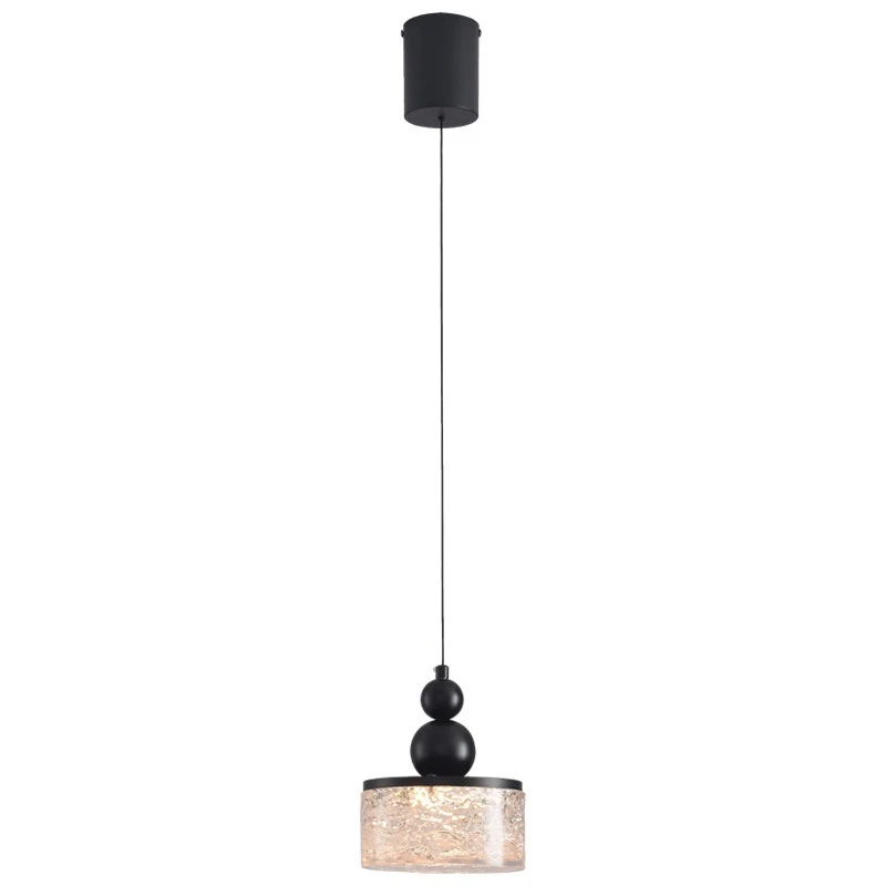 Modern minimalist personality high-end dining room can lift long line living room entrance chandelier