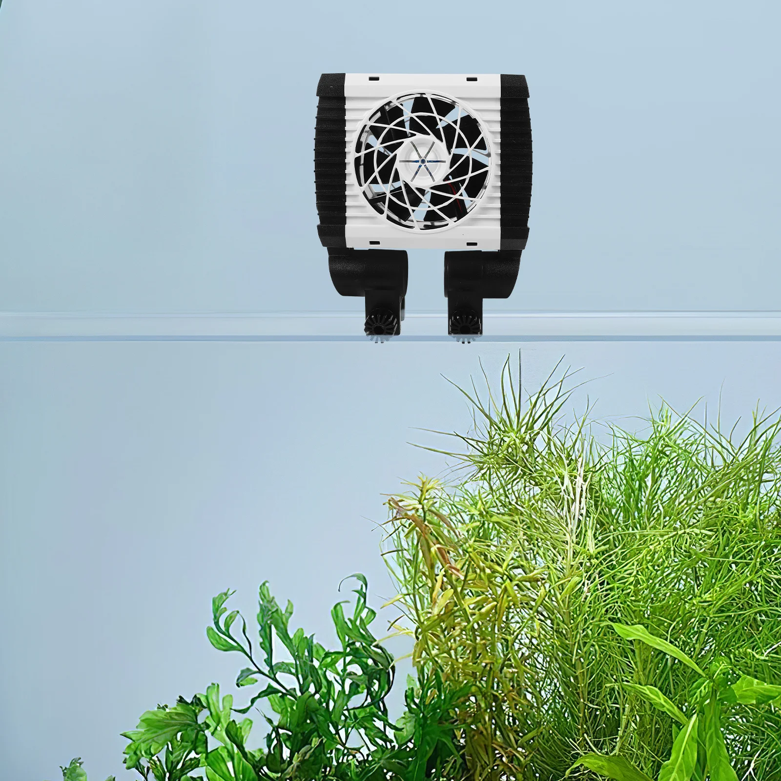 

Electric Fan for Fish Tank Adjustable Aquarium Chiller Low-Noise Cooling Solution Compact Lightweight Us Plug Aquarium Chiller