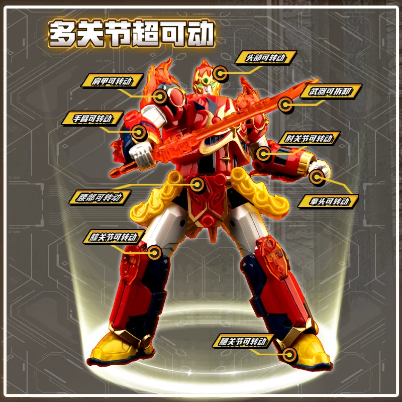ドラゴンフォース変形合体ロボットおもちゃ-スーパースター-ドラグーン-エレメンタルウォーチャロクニクス-変形ターゲットマスター-アクションフィギュア