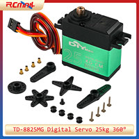 TD-8825MG Digital Servo 25kg High Torque 360 Degree Continuous Rotation Metal Gear RC Servo for Robot Gimbal Car Aircraft