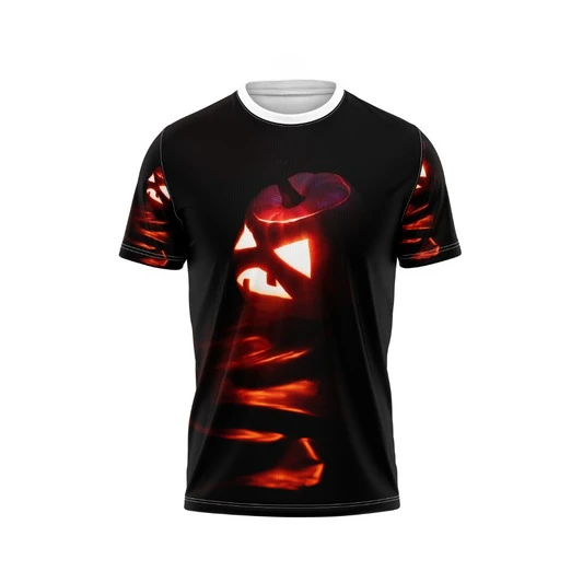 تي شيرت مطبوع عليه الهالوين التالي 25-26 - سلسلة NPRHPT Halloween ثلاثية الأبعاد رقمية للرجال والنساء، قمصان متطابقة بين الوالدين والطفل #3