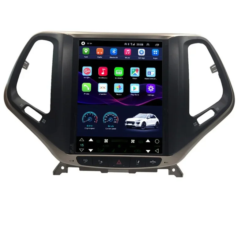 For Jeep Free Light 15-17, vertical screen intelligent navigator reversing image all-in-one machine