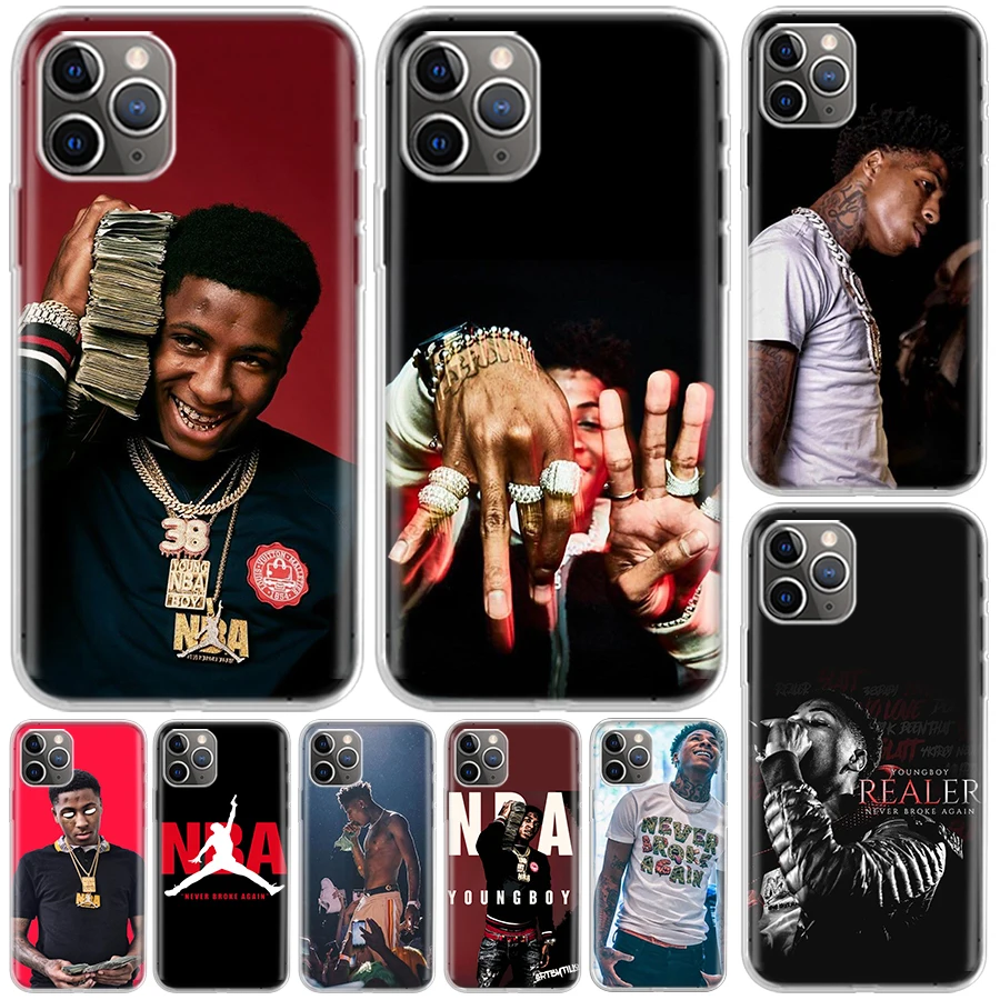 YoungBoy Never Broke Again Cover For iPhone 16 15 14 13 12 11 Pro Max Apple Phone Case X XS 7 Plus 8 + Art Customized Print Shel