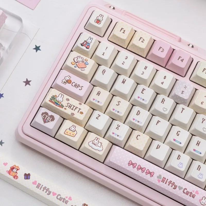 High aesthetic PBT five sided hot rising Huaxin original factory highly compatible mechanical keyboard with keycaps