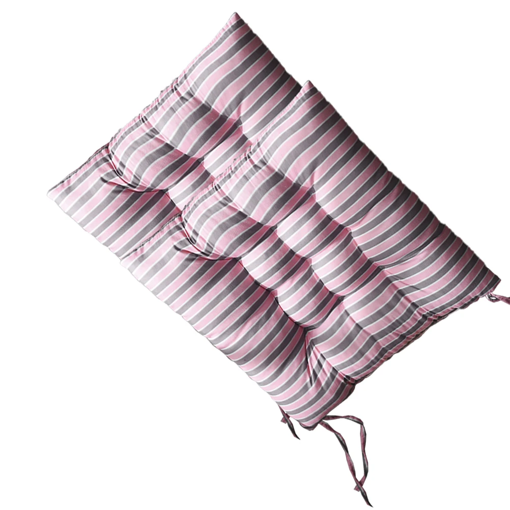 

2Pcs Striped Chair Cushion Purple Fashion Pillow Seat Pad Desk Office Dining Bedroom Living Thick NonFading