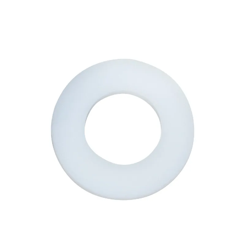 200pcs Nylon Flat Washer M5 (ID) x 10 (OD) x 1mm Thick