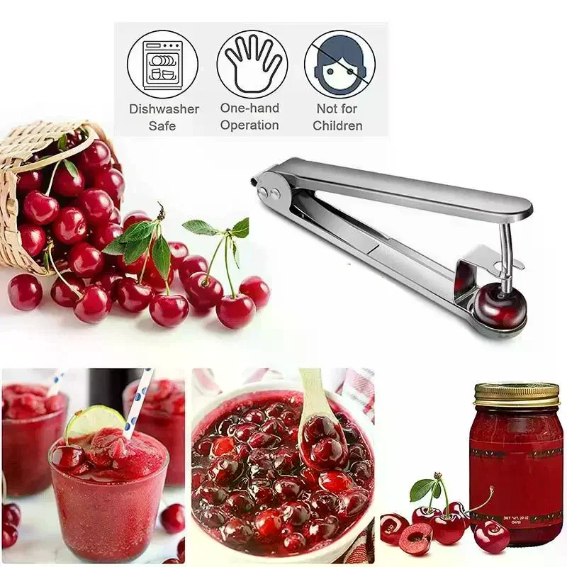 Functional Pit Remover For Cherries Hawthorns Red Dates Olives Creative Pitting Tool Small Kitchen Gadget For Home Use Multi -