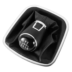 For Volkswagen VW Polo 6r 6c Hatchback Sedan 2011 2012 2013 2014 2015 2016 2017 2018 2019 Gear Shift Knob Boot Cover 5 6 Speed