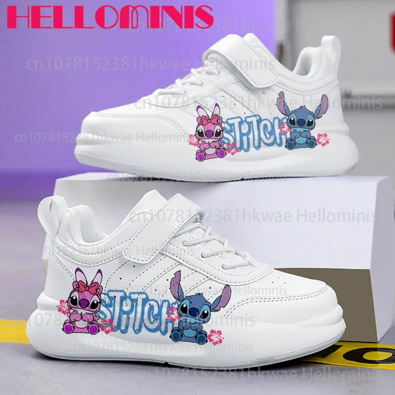 Stitch fashion girl boy Shoes sneakers for children Running Children students shoes kids Casual Sports board sneakers gift