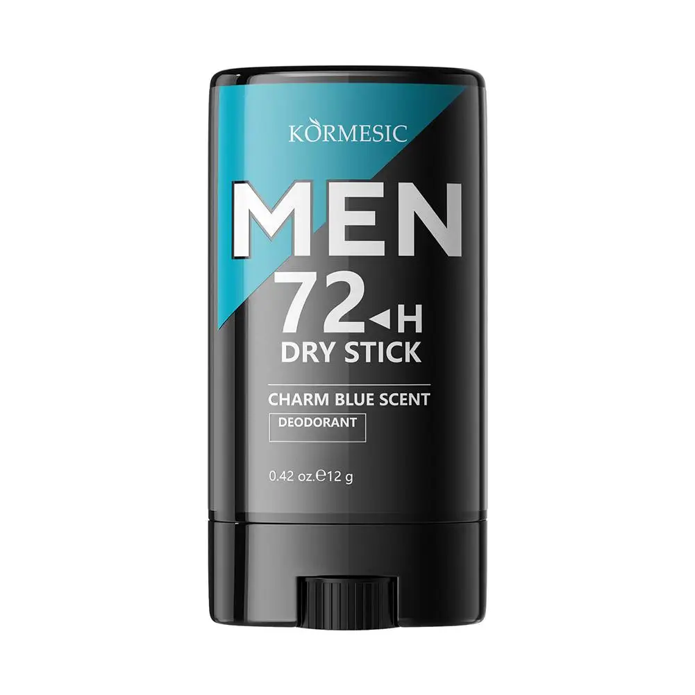 Portable Body Deodorant For Men Smooth Solid Stick Light and Fresh Scent Men's Solid Perfume 72h Lasting Scent Anti Sweat