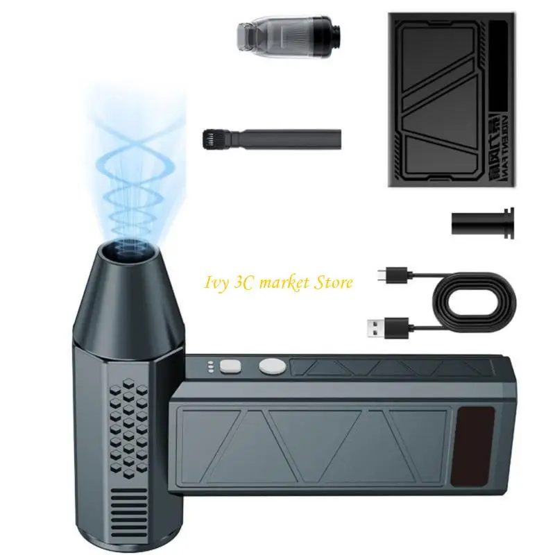 

D7YC Быстрая скорость беспроводной воздуходувка вакуум 3 моды USB Rechargeable для ПК Компоненты Домашний прибор