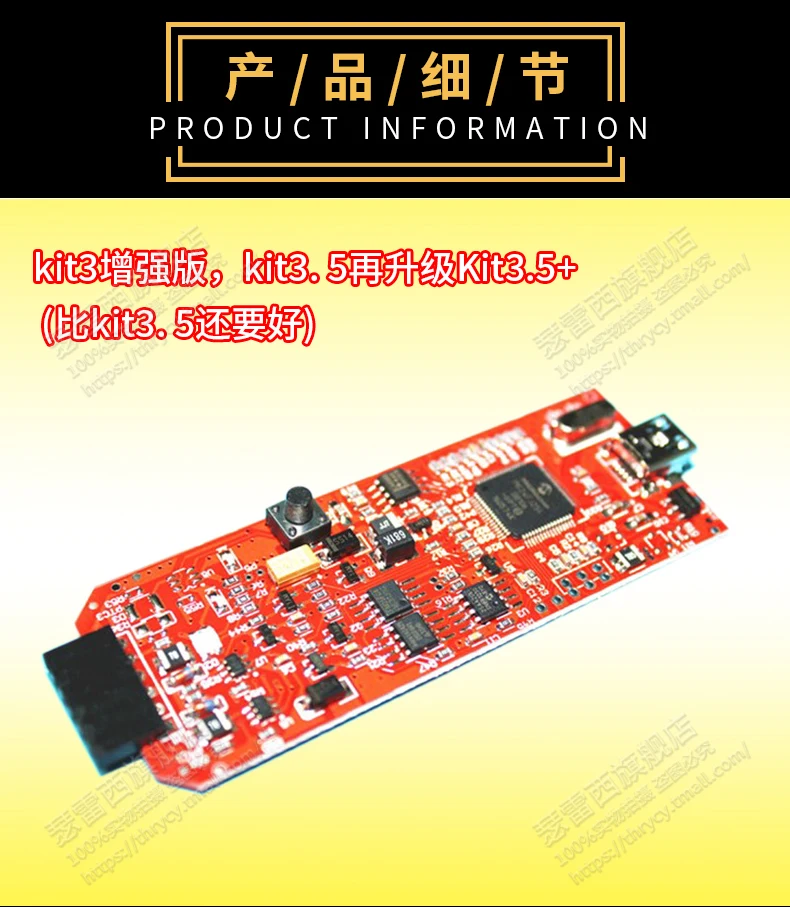 Queimador pickit3 para microchip microcontrolador