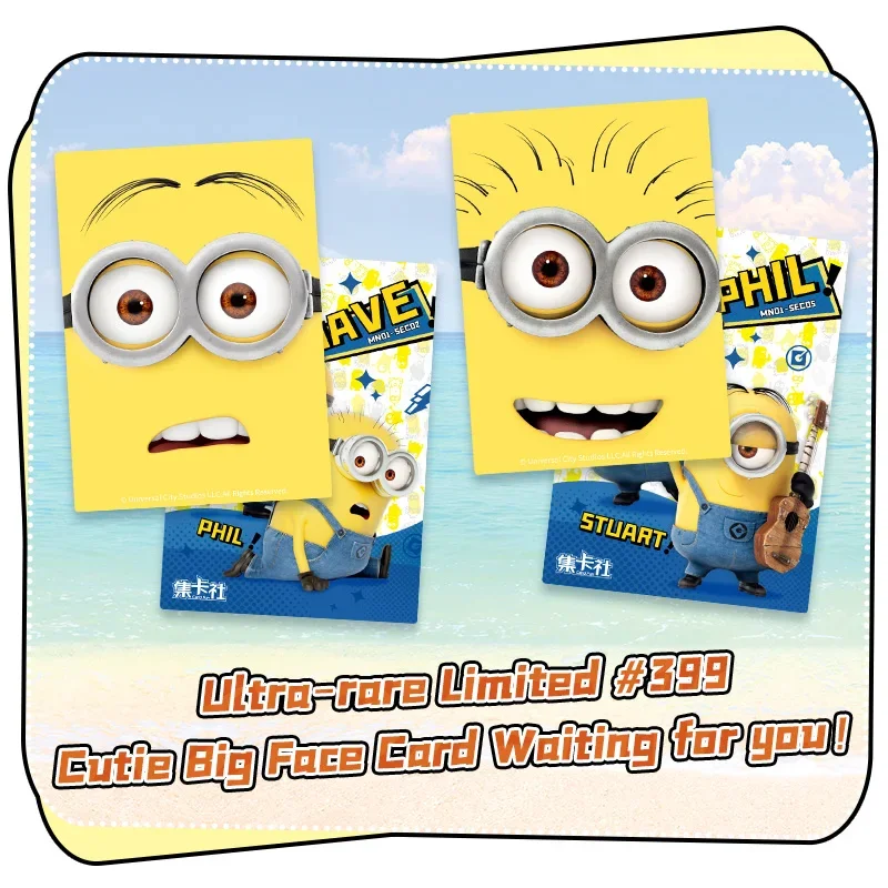 5 Packs CARDFUN Despicable Me Minions Cards Official Anime TCG CCG Collectible Card Game Trading Cards Hobby Gifts Toys