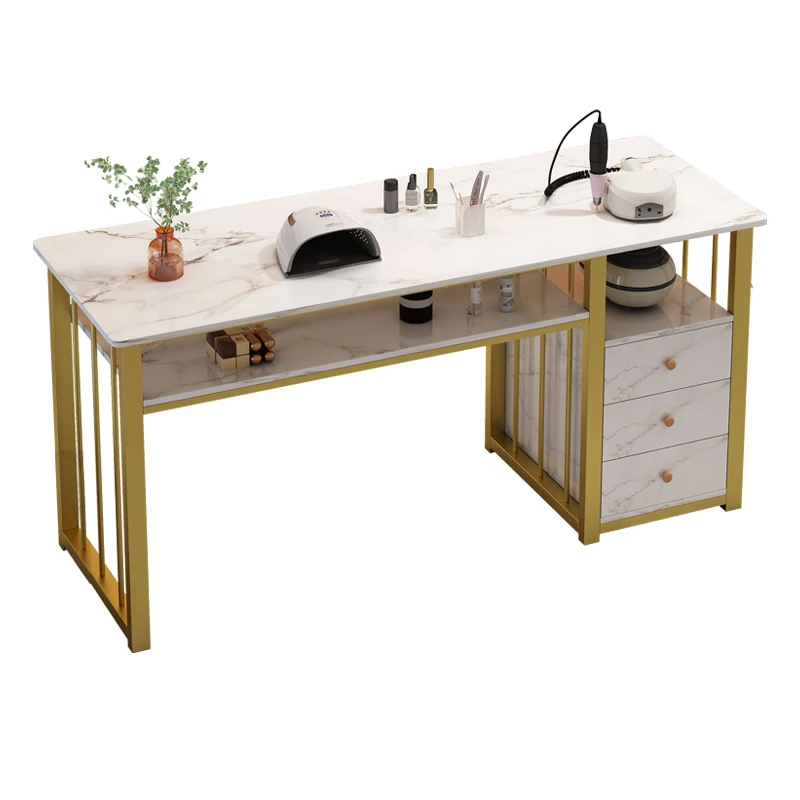 Fashion Internet celebrity store special manicure table chair set Japanese manicure table High Quality