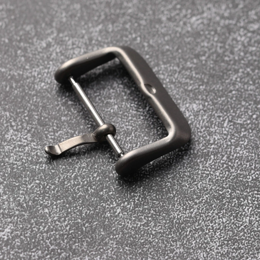 Titanium Buckle, 18MM 20MM Matte Non-Stainless Steel Buckle, Leather Strap Accessory Buckle, Watch Accessories