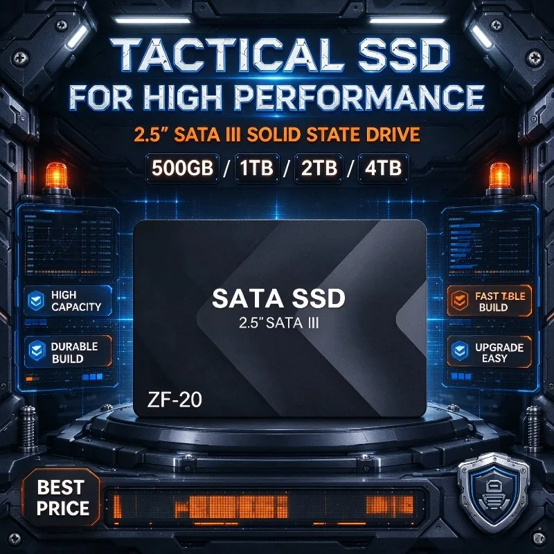 ZF-20 2.5 Inch High Speed Internal Solid State Drive SATA 3 2TB 4TB Hard Drive Disk 500GB 6Gb/s For Desktop Laptop