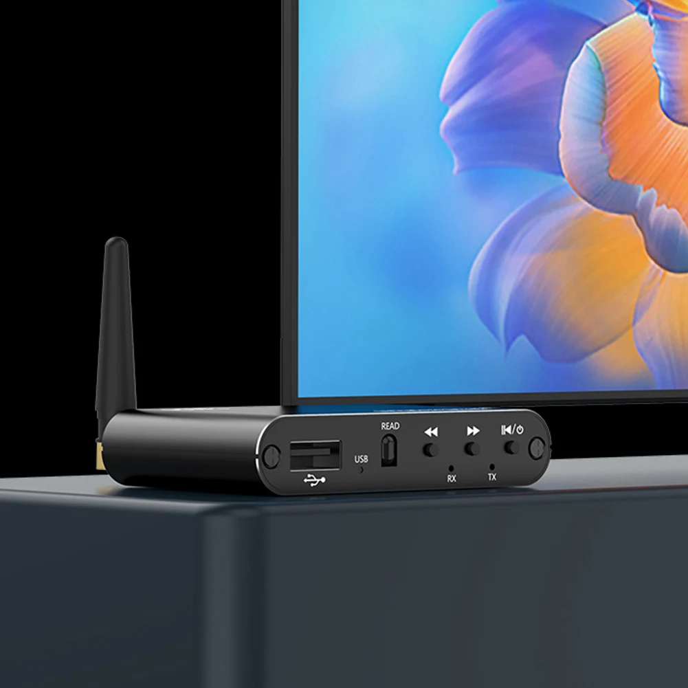 Bluetooth-совместимый аудиоадаптер 5,4, 3,5 мм, Aux, Hi-Fi, Музыкальный беспроводной адаптер с дистанционным управлением, аудиоадаптер для ТВ, домашней стереосистемы