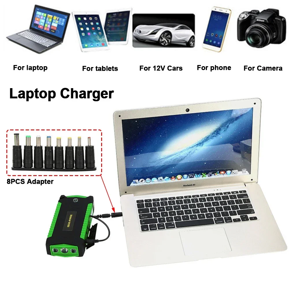 12V Portable Starting Device Petrol Diesel High Power Car Jump Starter Car Charger For Car Battery Booster Power Bank