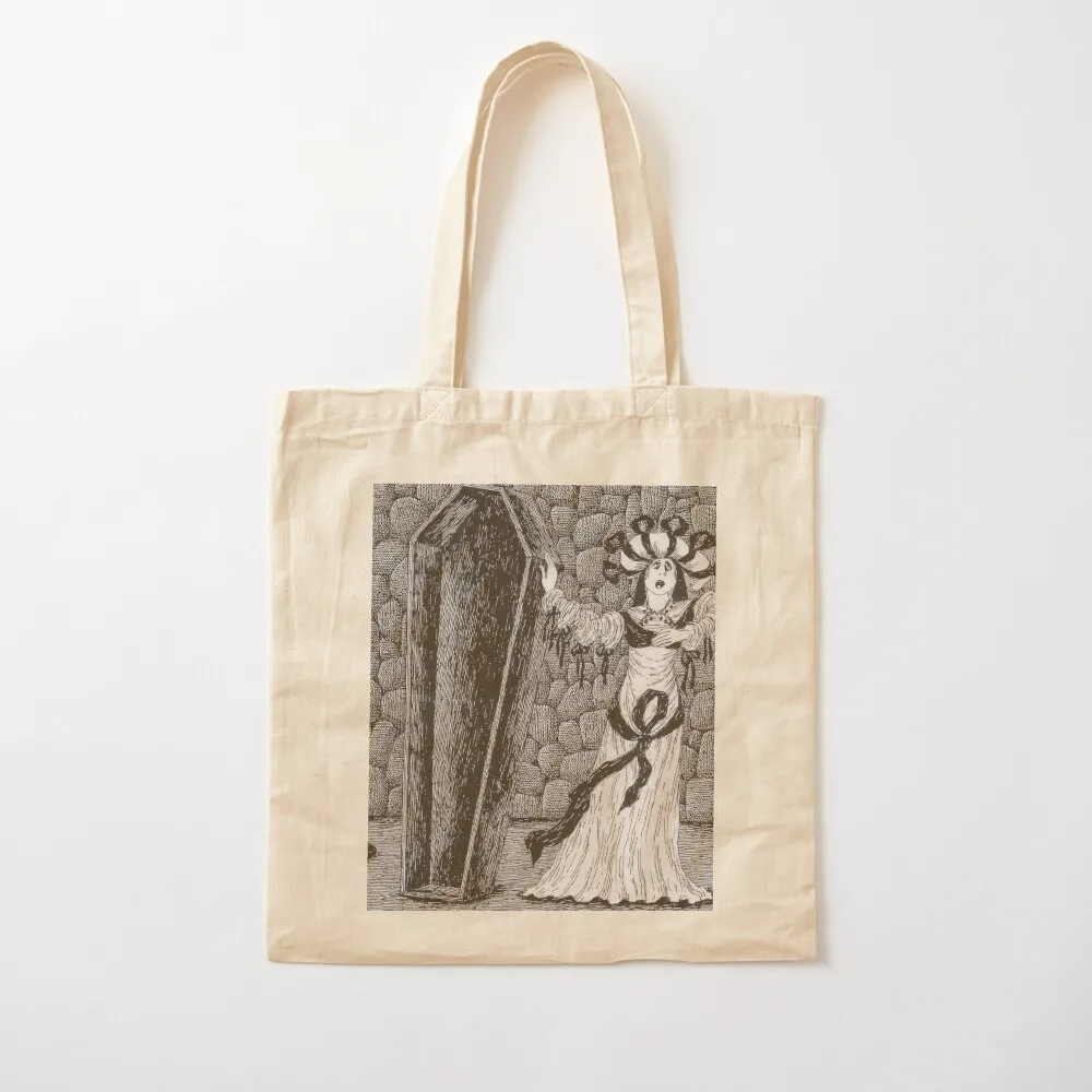 

Edward Gorey Tote Bag Women's beach bags Women's shopper bag Canvas Tote Bag