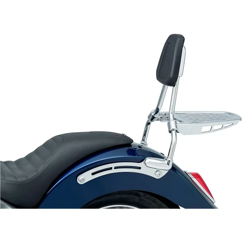 Accessorio moto Kuryakyn 6580: portapacchi per moto Kuryakyn Sissy Bar su -Davidson, cromato