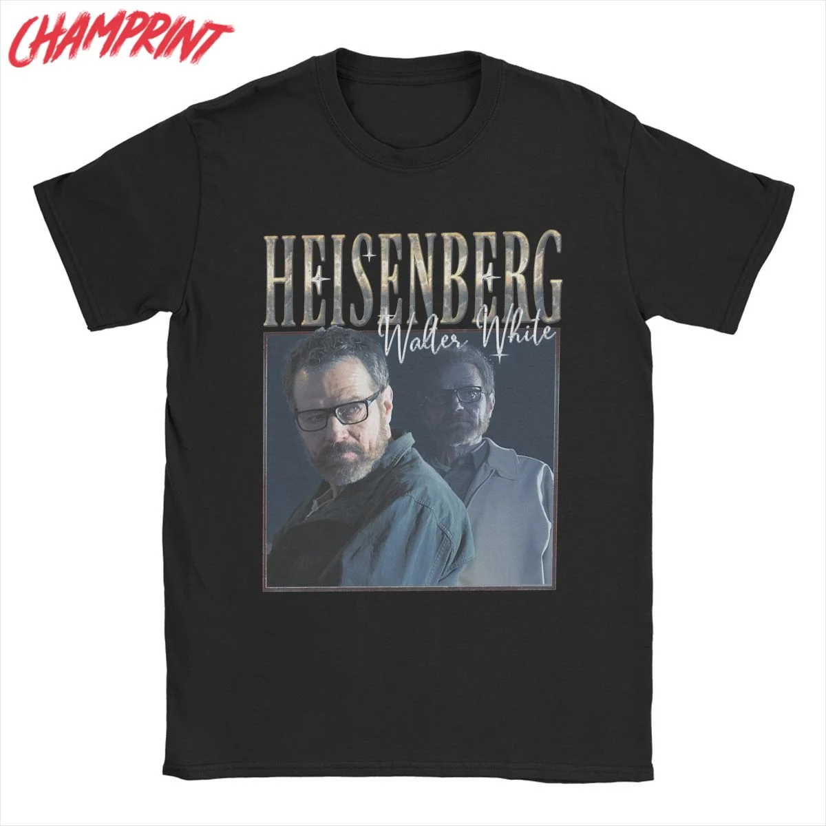 Men Heisenberg Walter White Breaking Bad T Shirts 100% Cotton Tops Short Sleeve Round Collar Tee Shirt New Arrival T-Shirts