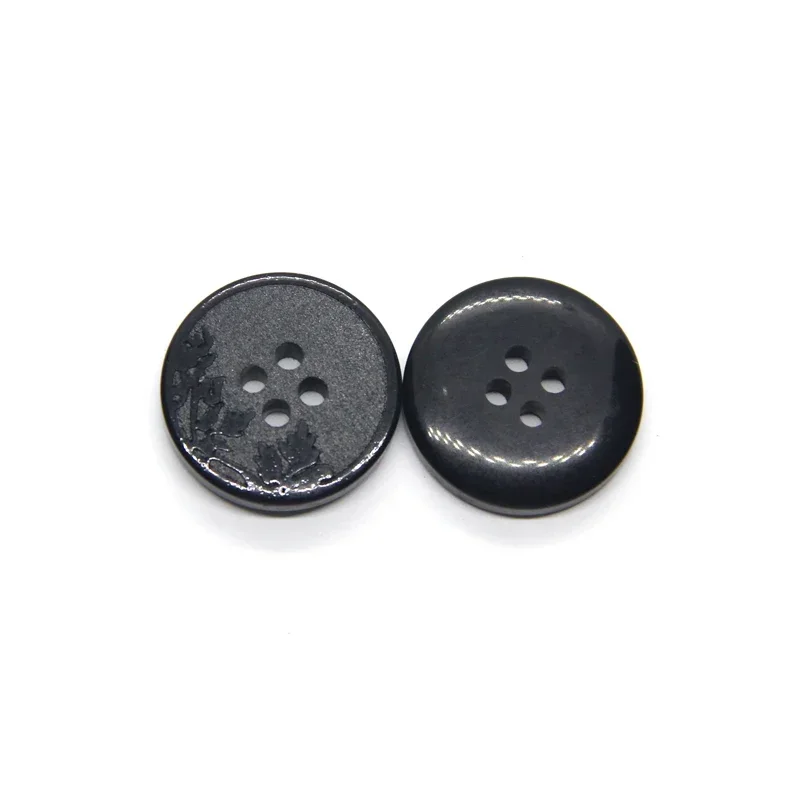 25mm Large Flower Carved Men Suit Resin Buttons For Clothes Handmade Coat Jacket Decorative DIY Sewing Accessories Wholesale